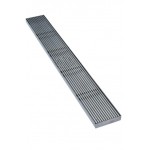 304 Stainless Steel Linear Floor Waste 80mm Outlet 600 Long